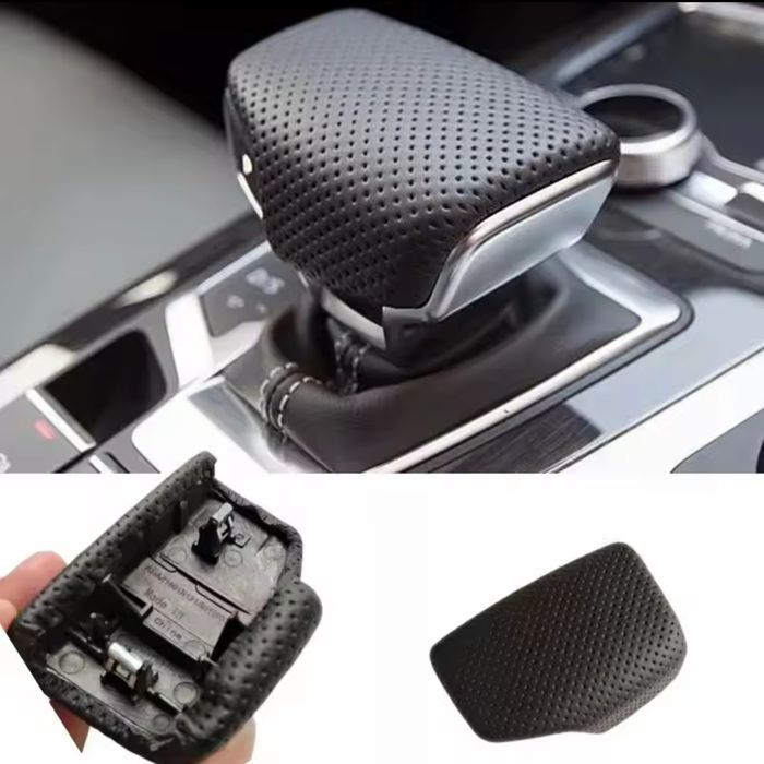 Maneta-Schimbator-Selector-Piele-Perforata-Audi-A4-A5-B9-Q5-Q7-Nou