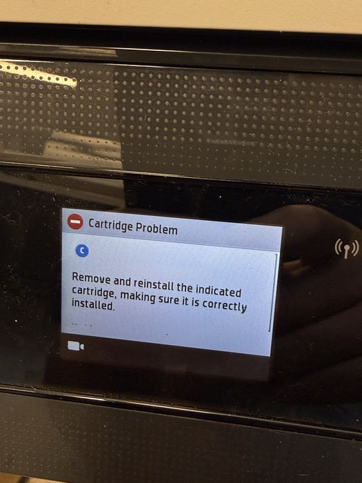 HP OfficeJet Pro 7740 A3 – defectă / pentru piese + cartușe originale