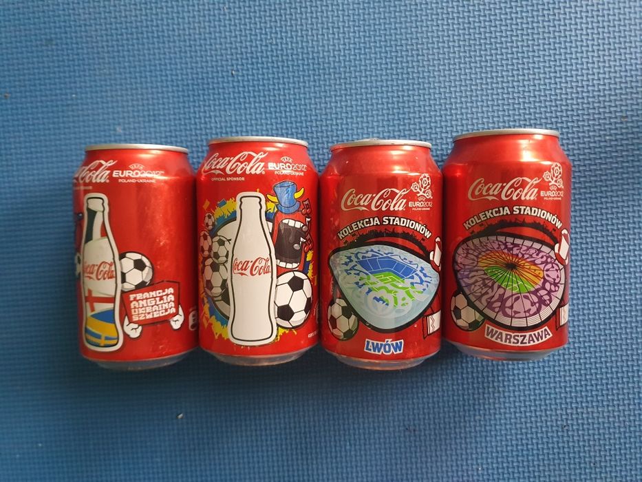 Coca-Cola кенчета от euro 2012 и  euro 2016