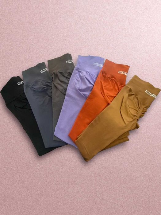 Тренировъчен Клин с Висока Талия и Оформящ Ефект - Scrunch Bum