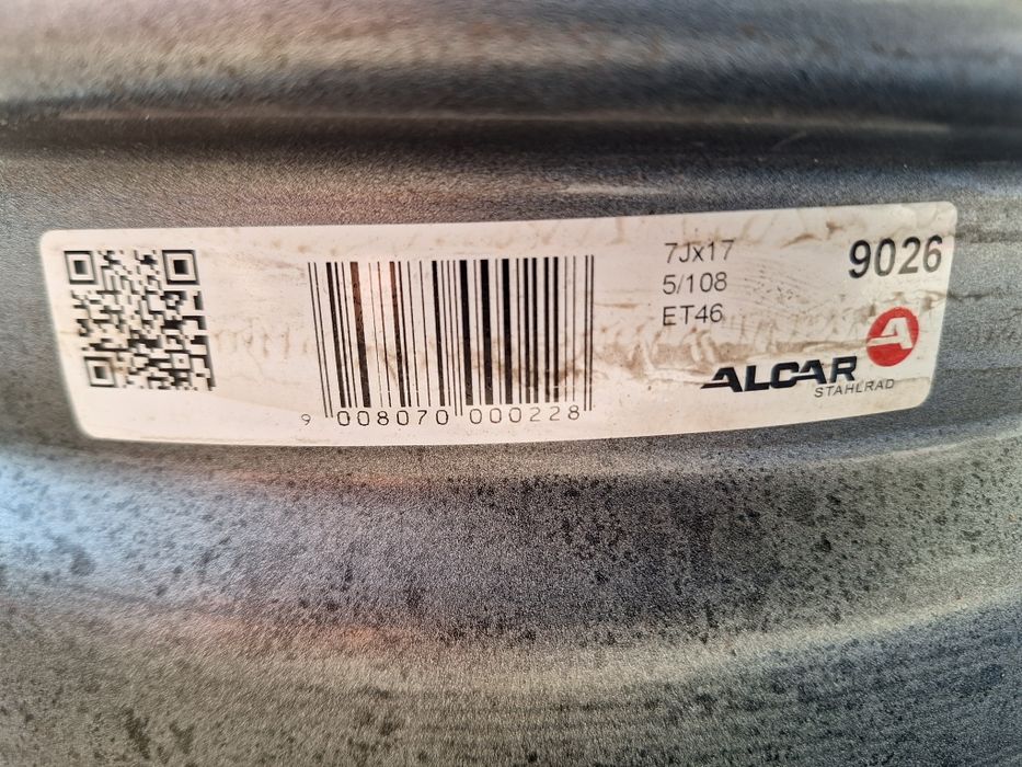 Пежо, Ситроен, Фиат, Тойота, Опел-17цола-5/108