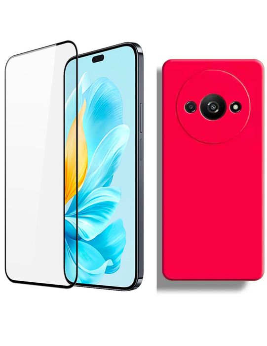 Xiaomi Redmi A3 A5 13C 13 PRO 5G 14C 15C Husa Alcantara Inside + Folie Sticla