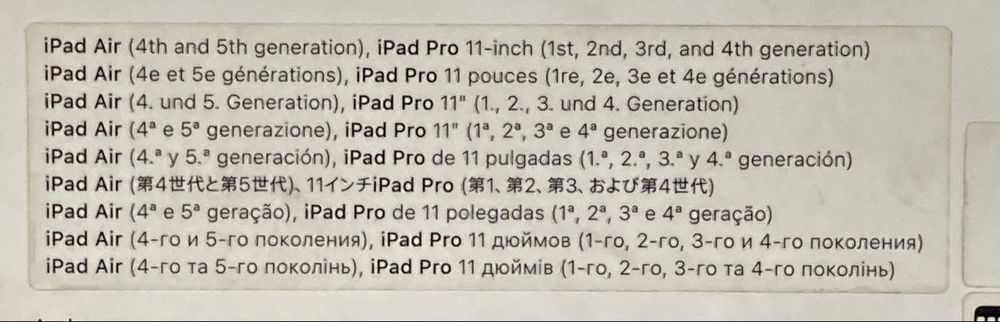 Apple iPad Smart Keyboard Pro Air Orginal