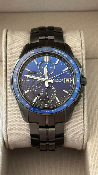 Casio Oceanus S7000 OCW-S7000B-2AJF Manta DLC Titan MultiBand 6  Radio Bluetooth App JDM