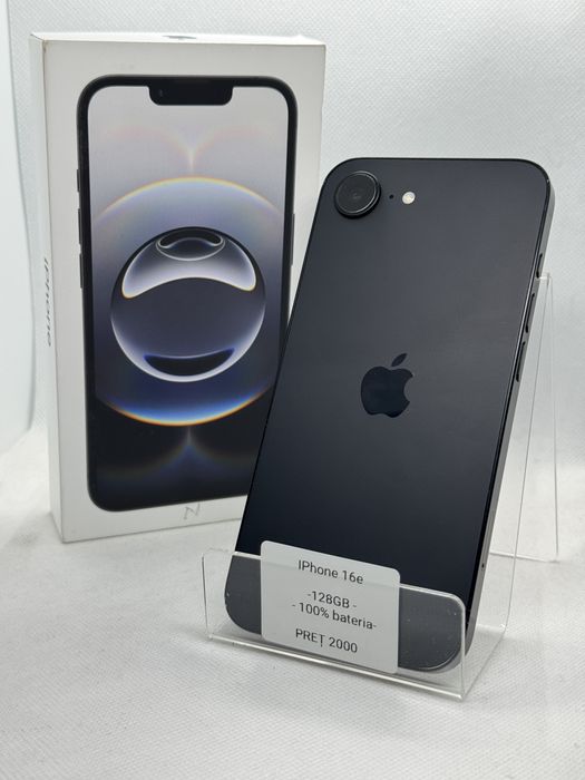 Magazin Vindem: Iphone 16e , 128GB, 100% bateria