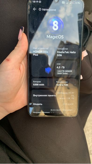 Honor X5b Plus в хорошем состоянии