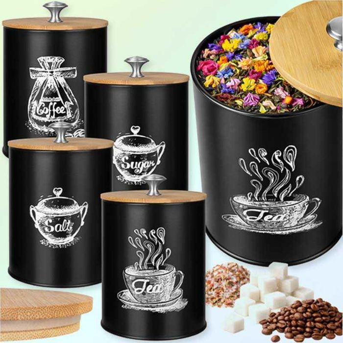 Комплект кухненски кутии за суха храна 4 бр. Ruhhy – 1.5 л