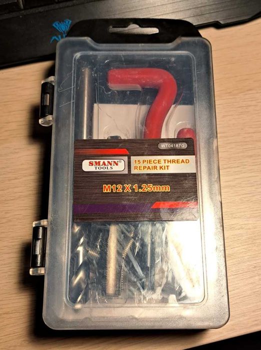 Нов комплект за ремонт на резба М12 х 1.25мм