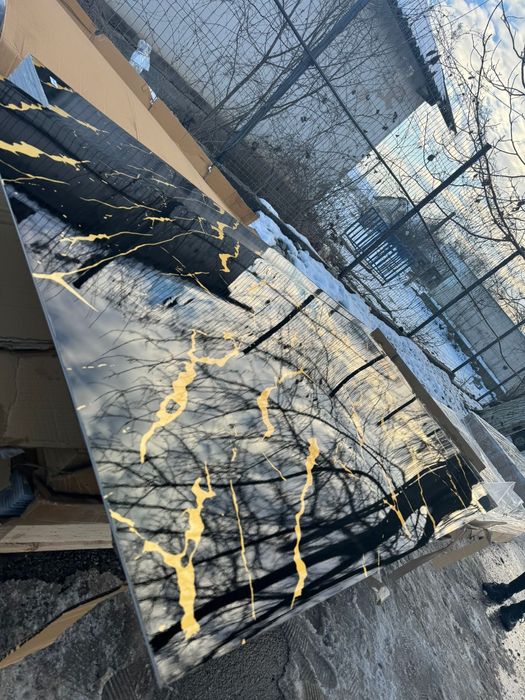 Placi decorative din  PVC aspect marmura.