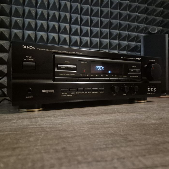 КАТО НОВ! Усилвател / Ресивър Denon AVR-1000 — 5.1 + Подарък АМ антена
