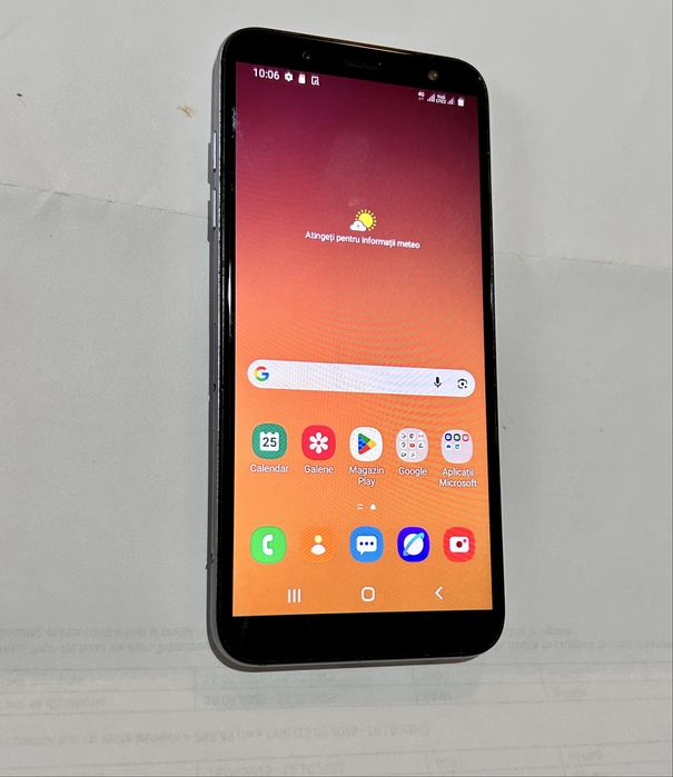 Samsung A6 amprenta, recunoastere faciala, card micro sd cadou