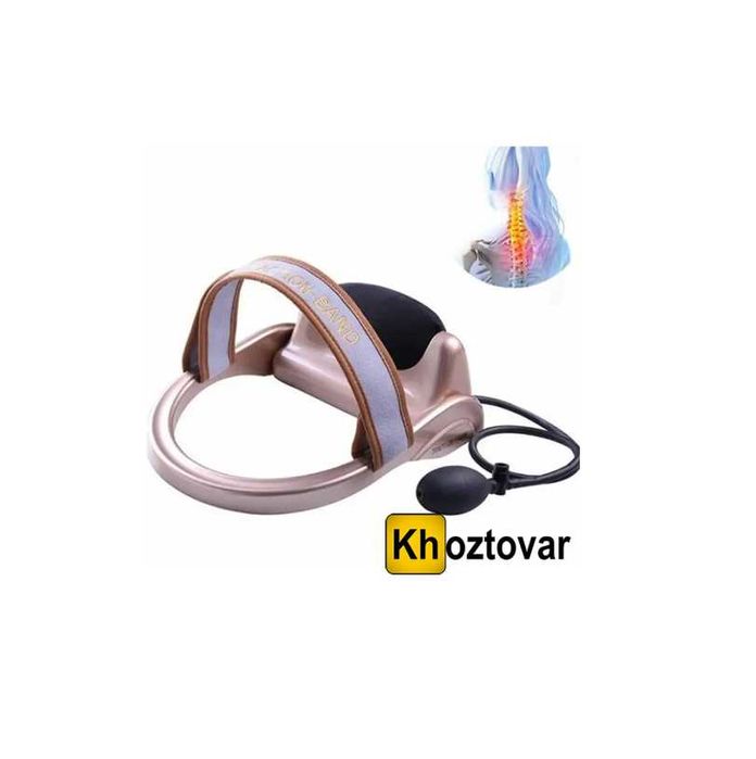 Mассажером-натяжителем для коррекции шейного отдела позвоночника