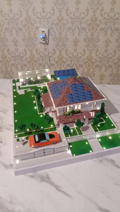 Макет,модель из ПВХ пластика