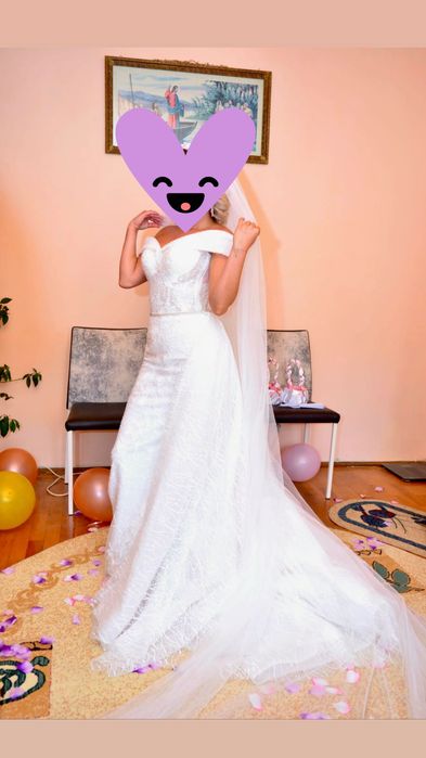 Vând rochie de mireasă XS