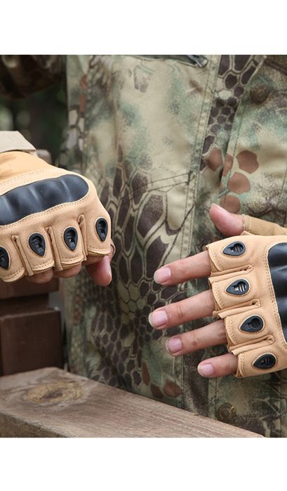 Barmoqsiz  taktik qo'lqoplar - sport, ov va kundalik foydalanish uchun