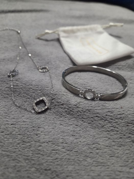 Set bijuterii Nevaeh (colier și brățară) cu cifre romane