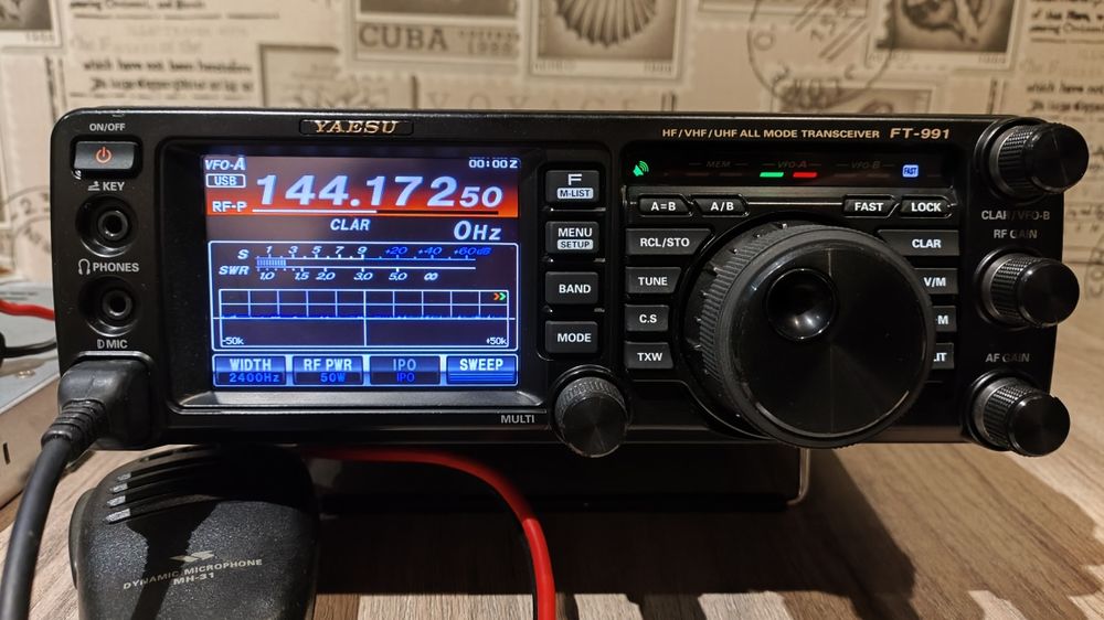 YAESU FT 991. Трансивер КВ /УКВ