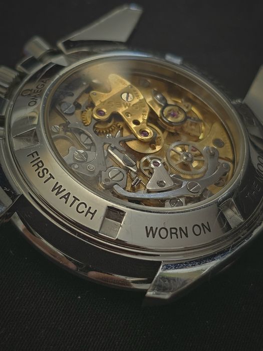 Ceas omega model iconic Moonwatch Hesalite sandwich