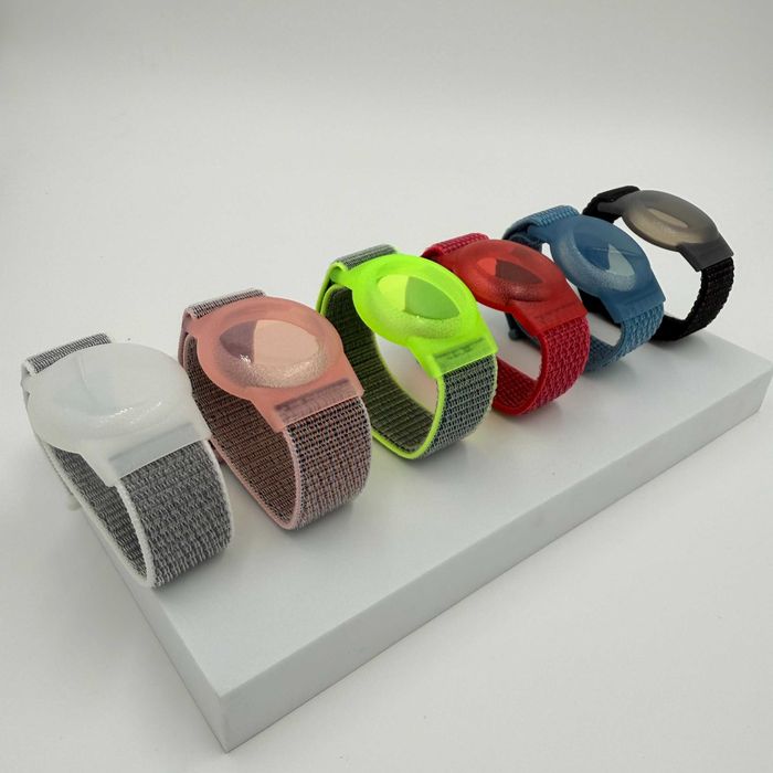 Детска найлонова гривна с велкро за Apple AirTag или друг GPS тракер