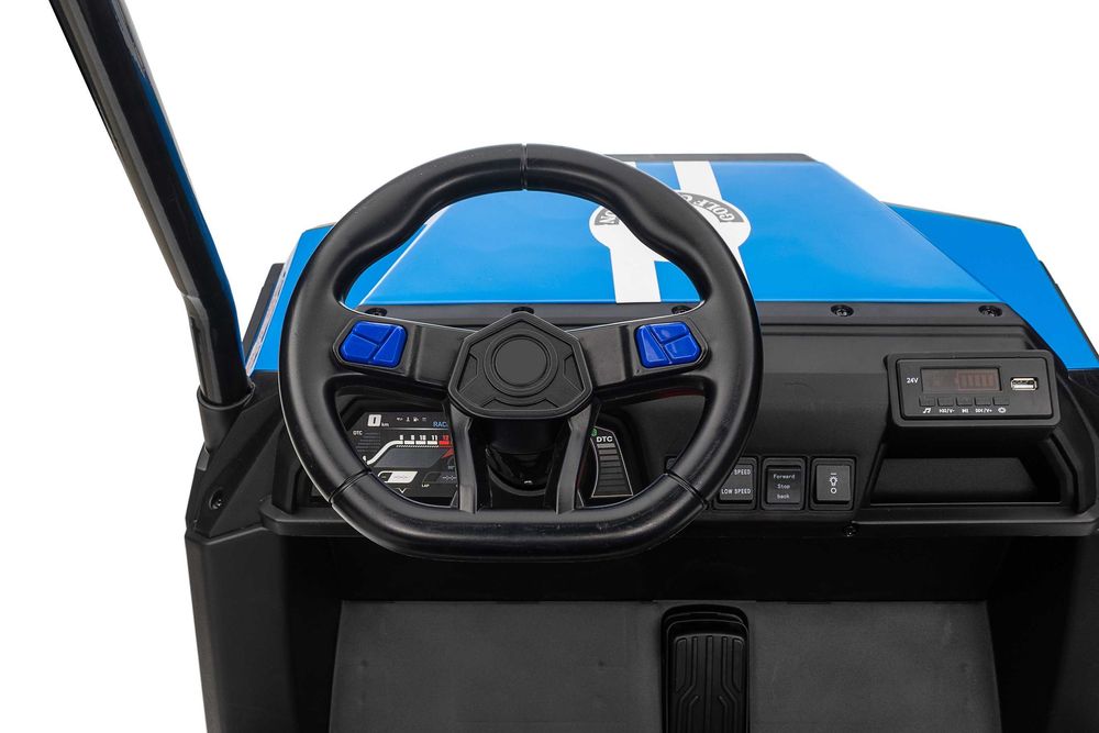 UTV electric pentru 4 copii Kinderauto Golf-Kart 2x 200W, 24V 7Ah Blue
