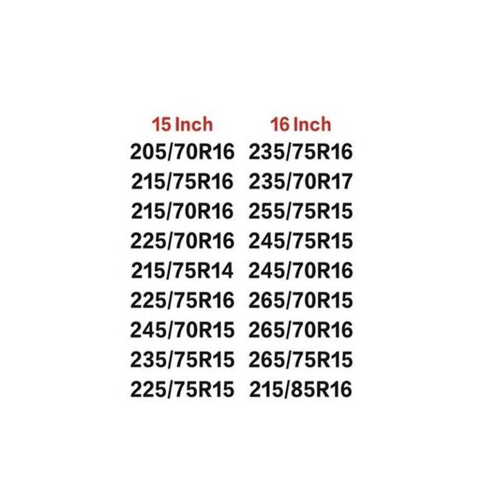 Калъф кожен за резервна гума на джип - 15"/16"цола*