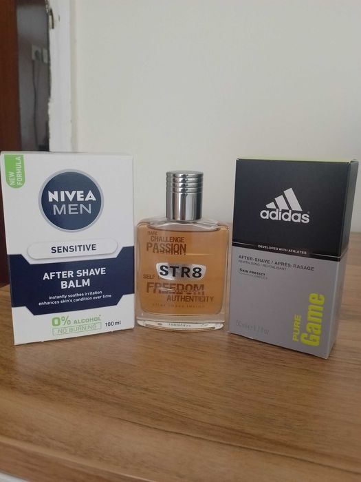 Афтършейф Adidas, str8, nivea
