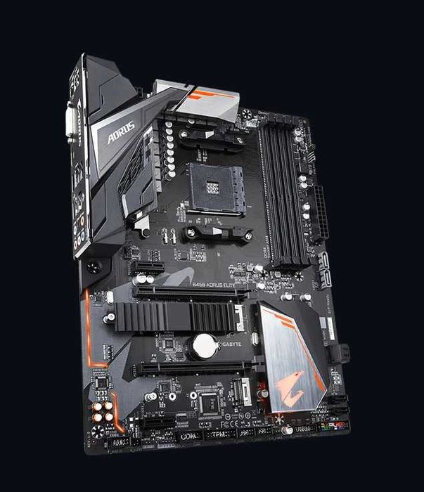 процесор AMD и дъно Gygabyte B450 AORUS ELITE
