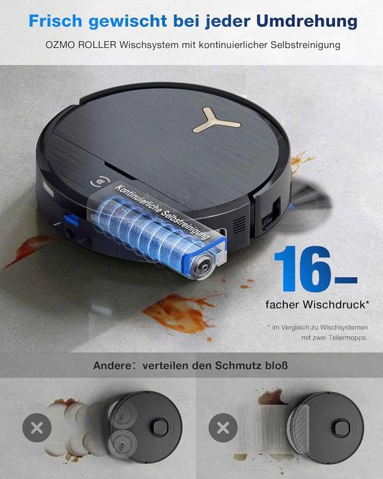 Робот прахосмукачка Ecovacs Deebot X9 PRO OMNI 16600Pa