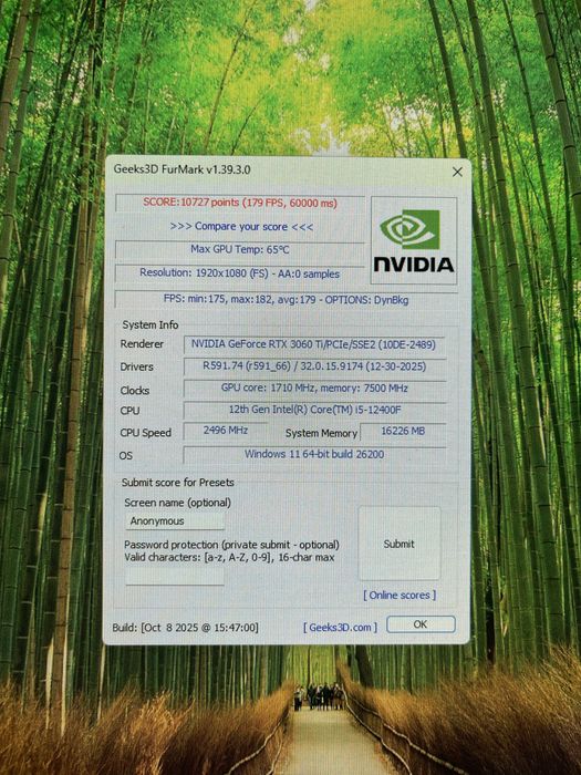 PC Gaming i5 12400F 16gb RAM RTX 3060ti SSD 1TB AIO