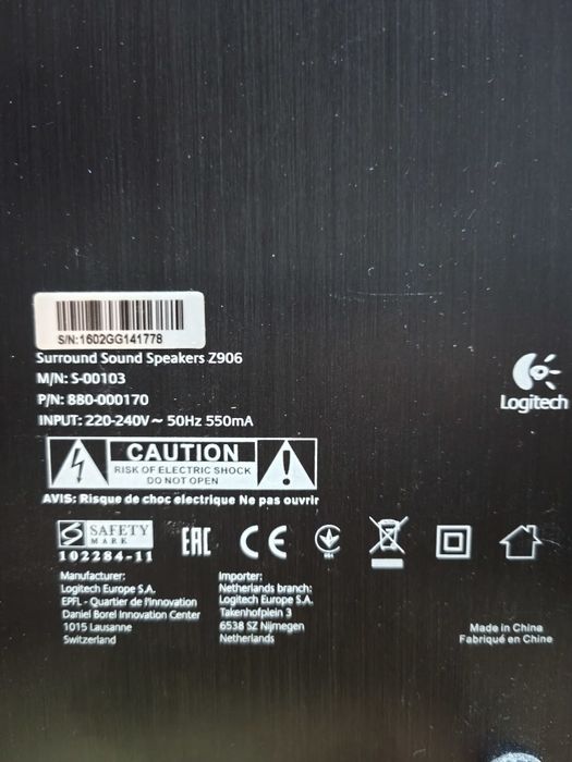 Sistem audio Logitech Z906