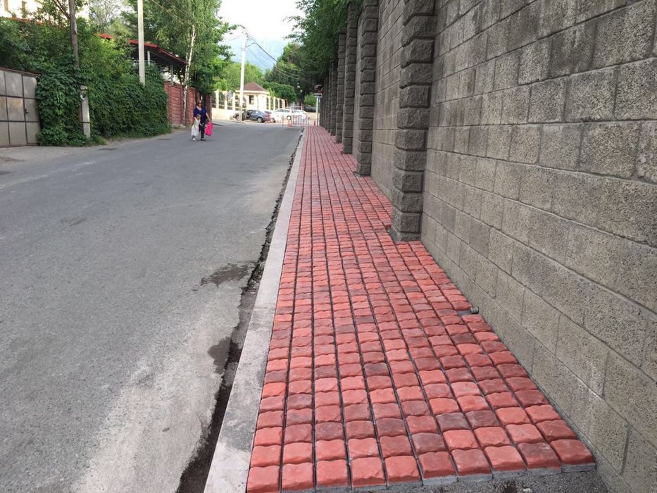 Укладка брусчатки