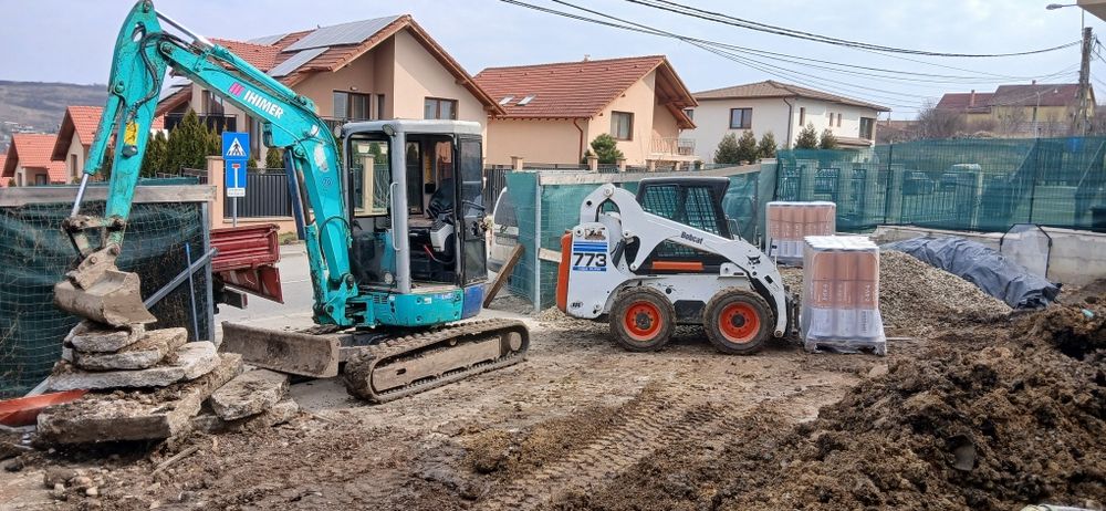 Inchiriez miniexcavator picon bobcat  dumper demolari autobasculanta