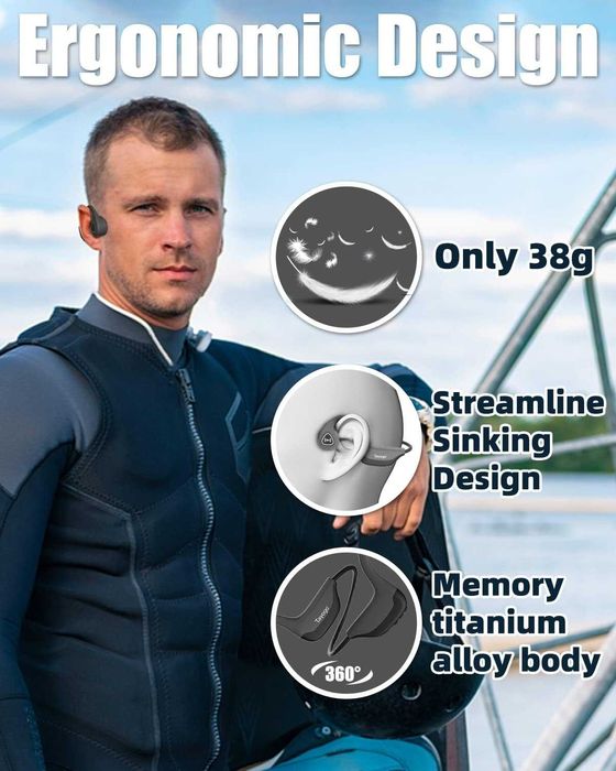 Безжични Bluetooth слушалки Tayogo Bone Conduction