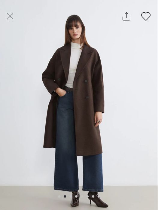 Палто, дълго палто от вълна