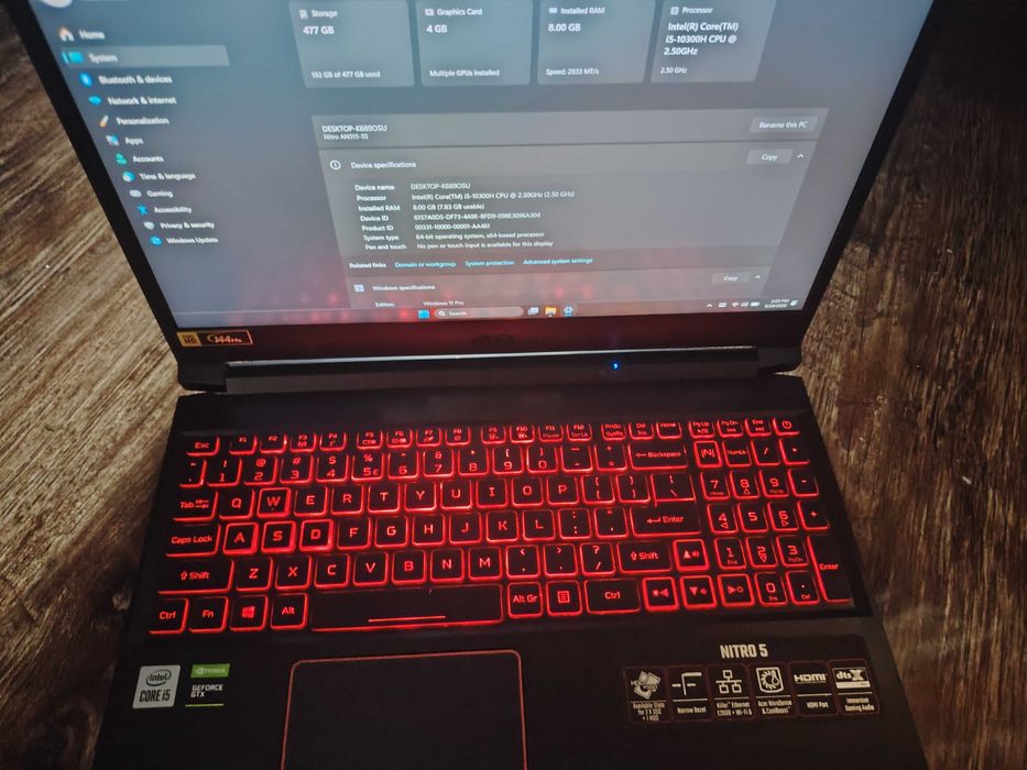 LAPTOP ACER NITRO 5