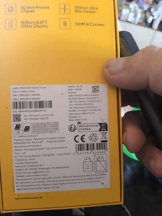 Realme 12x 5G телефон