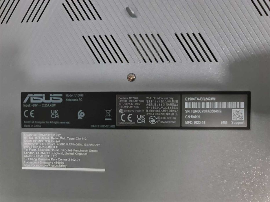 ***Топ Оферта***Перфектен Лаптоп ASUS Vivobook E 1504FA