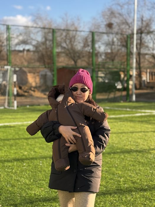 Зимний детский комбинезон