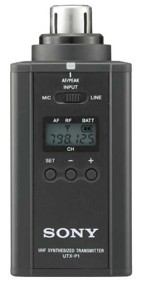 SonyTransmițător wireless UHF microfoane XLR 3 pini-LINIE 638-661MHz
=