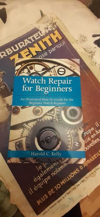 Carte „Watch Repair for Beginners” - Harold C. Kelly (Stare excelentă)
