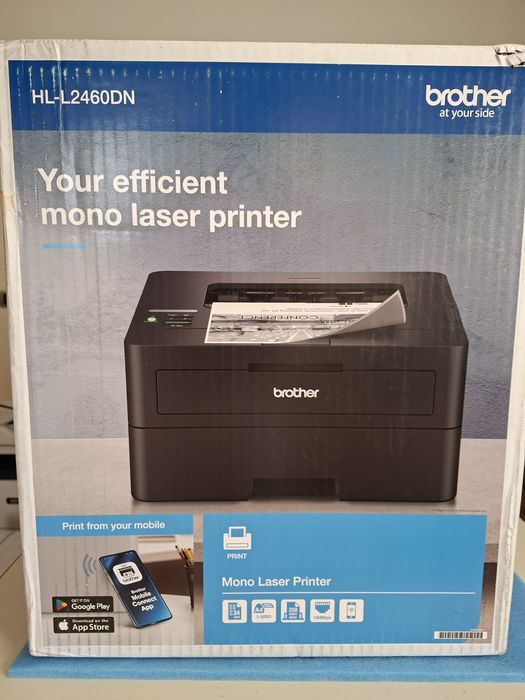Imprimanta laser monocrom Brother HL-L2460DN sigilata