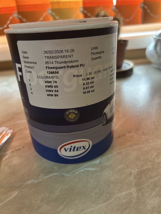 Хибридна полиуретанови акрилна боя за фуги НОВА