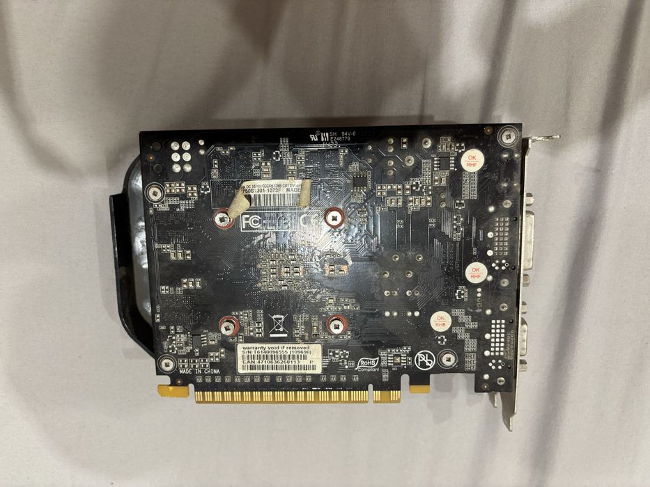 Gtx 750 полностью рабочая