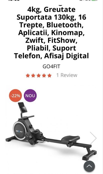 Aparat vaslit, ideal ptr miscare, nu forteaza articulatiile, pune in miscare toti muschii