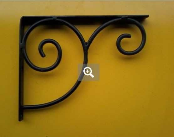 Конзоли , рафтодържачи и ъгли за рафтове и етажерки от ковано желязо