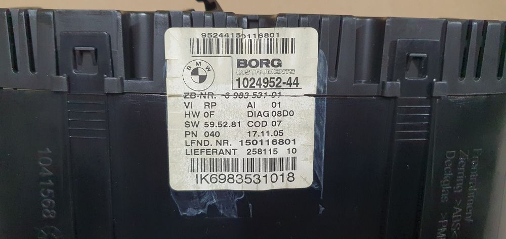 Ceasuri bord bmw seria 1 e87 e81 2.0d 1024952-44