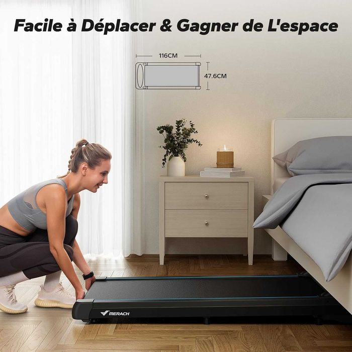 Banda de alergare Merach T26 sub birou 550 RON doar una în STOC