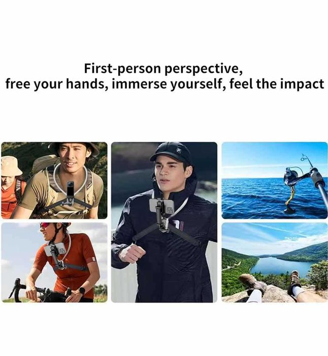 Гибкий держатель для телефона и экшн камера на шею JMARY MG-01 MG-02