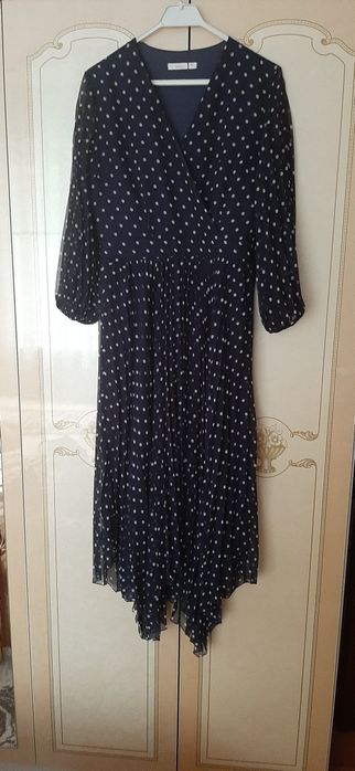 Плать шифоновое с рукавом