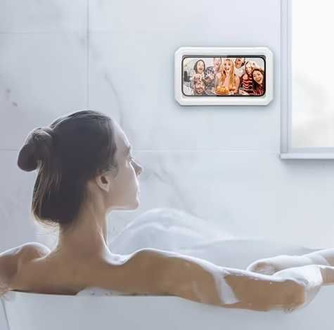 Поставка за телефо в баня с touchscreen